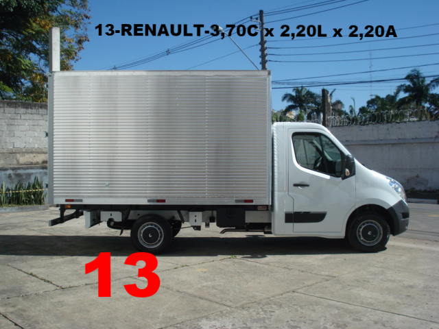 Baús Renault Alumínio 370 220 220